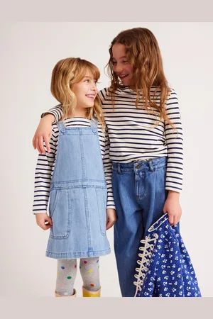 Boden Dungaree Dress-Mid Vintage Denim Female