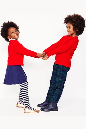 Boden Heritage Cable-Poppy Red Male