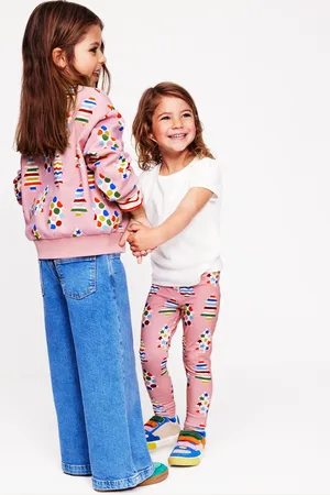 Boden Fun Leggings-Vintage Pink Christmas Trees Female