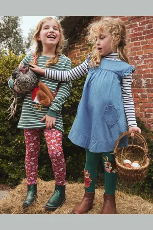 Boden Appliqué Bag Tunic-Jade/ Ivory Robin Female