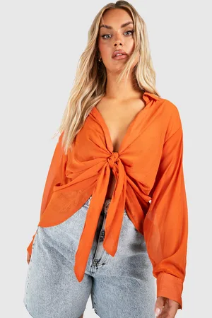 Boohoo Chiffon blouses & Floaty Tops for Women