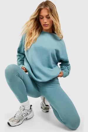 Plus Oversized Sweatshirt And Legging Set