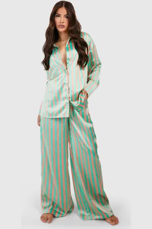 Snug Single Long John Pajamas - Aloe Green Sheep