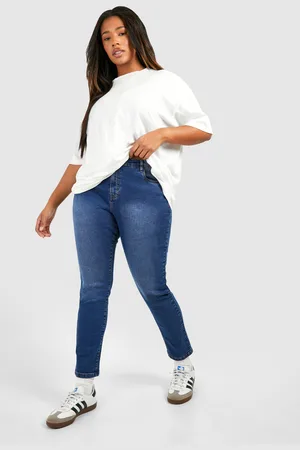 Boohoo Womens Basics Plus Stretch Skinny Jeans - - 16