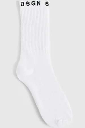 Boohoo Womens Single Dsgn Studio Basic Sports Sock - - One Size