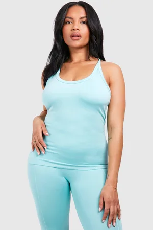 Boohoo Womens Plus Supersoft Premium Seamless Strappy Back Top - - 24
