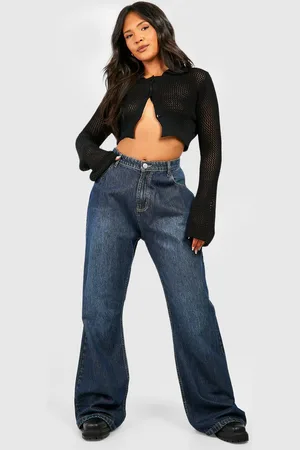 Boohoo Womens Plus Pocket Boyfriend Jean - - 16
