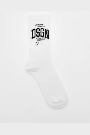 Boohoo Womens Dsgn Studio Sports Sock - - One Size