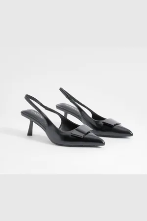 Boohoo Womens Low Slingback Point Heeled Courts - - 4