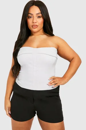 Boohoo Womens Plus Bengaline Bandeau Top - - 18