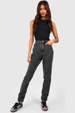 Boohoo Womens Tall Basics High Waisted Mom Jeans - - 6