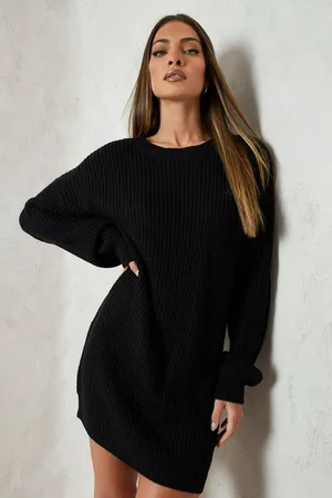 Boohoo Womens Crew Neck Jumper Dress - - S