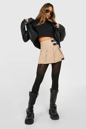 Boohoo Womens Mock Suspender Tights - - One Size