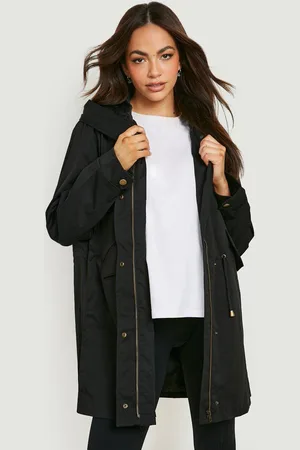 Boohoo Womens Maternity Waterproof Parka Coat - - 8