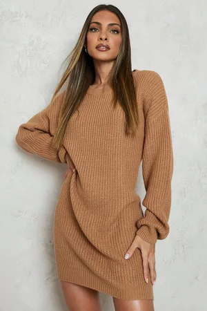Boohoo Womens Crew Neck Jumper Dress - - S