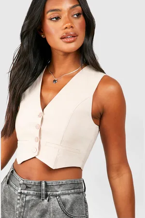 Boohoo Womens Bengaline Waistcoat - - 8