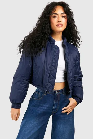 Boohoo Womens Boxy Puffer Jacket - - 16