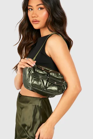 Boohoo Womens Utility Cargo Shoulder Bag - - One Size