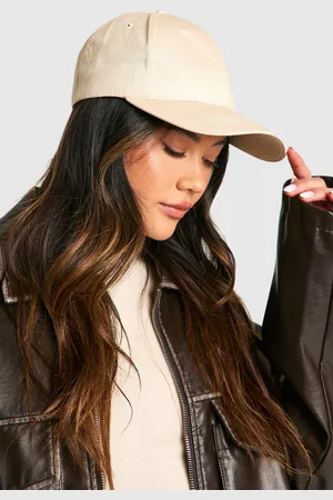 Boohoo Womens Cream Baseball Cap - - One Size