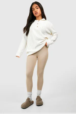 Boohoo Womens Petite Knitted Leggings - - 8