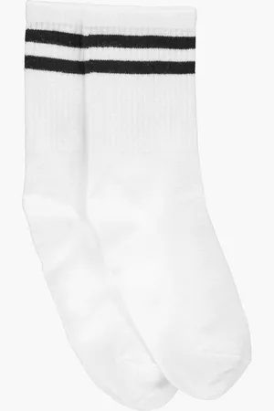 Boohoo Womens Sports Stripe Ankle Socks - - One Size