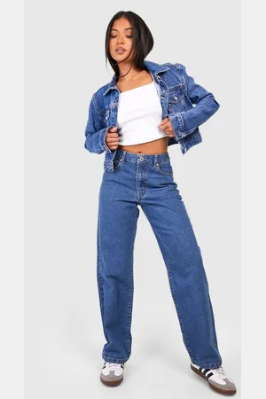 Boohoo Womens Petite Basics Boyfriend Jean - - 10
