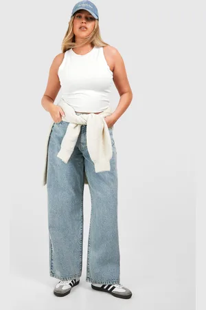 Boohoo Womens Plus Basics Boyfriend Jeans - - 16