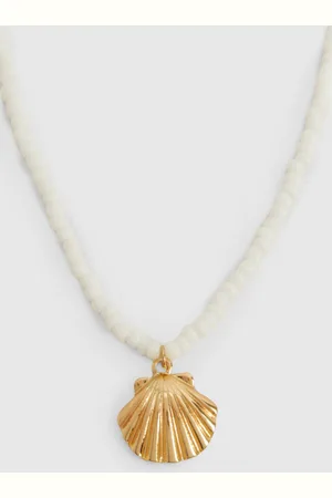 Boohoo Womens Beaded Seashell Choker - - One Size