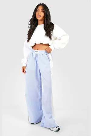 Boohoo Womens Petite Textured Stripe Dsgn Studio Trouser - - 6