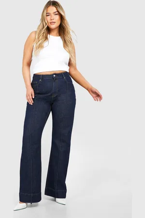 Boohoo Womens Plus Straight Leg Jean - - 28