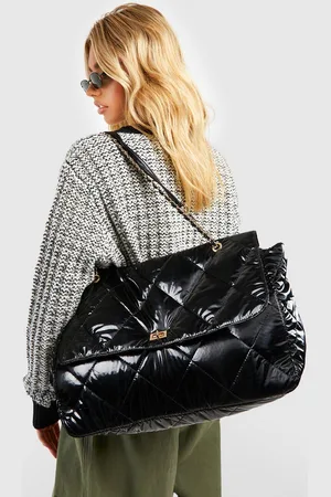 Boohoo Womens Extra Large Quilted Tote Bag - - One Size