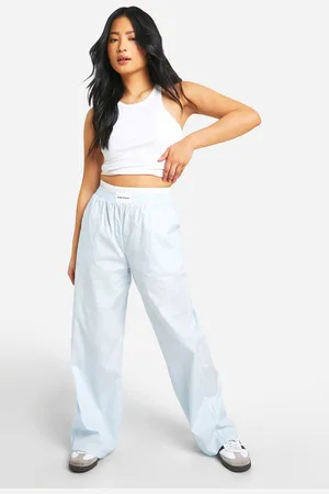 Boohoo Womens Petite Contrast Waistband Trouser - - 6