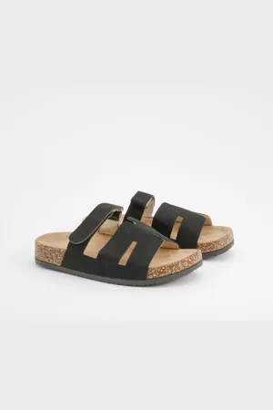Boohoo Womens Cut Out Strap Detail Sliders - - 4