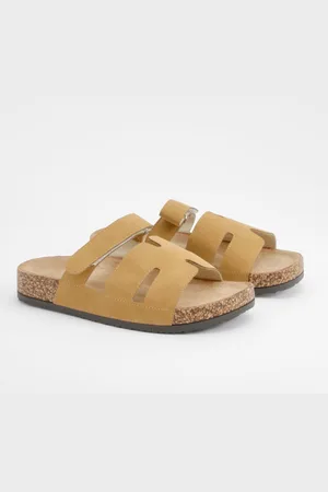 Boohoo Womens Cut Out Strap Detail Sliders - - 4