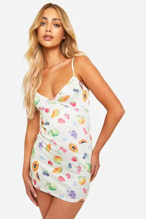 Boohoo Womens Fruit Print Nightie - - 8