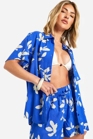 Boohoo Womens Floral Shirt And Short Beach Co-Ord - - 6