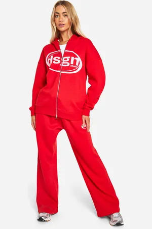 Boohoo Womens Dsgn Studio Oval Print Cuffed Oversized Jogger - - S