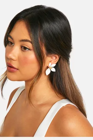 Boohoo Womens Statement Floral Earrings - - One Size