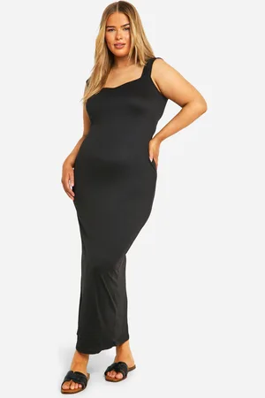 Boohoo Womens Plus Super Soft Cap Sleeve Maxi Dress - - 16