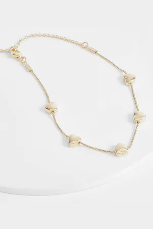 Boohoo Womens Scattered Heart Bracelet - - One Size