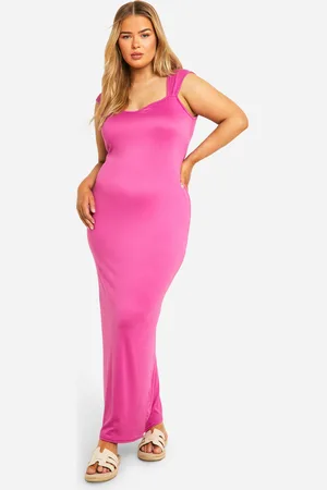 Boohoo Womens Plus Super Soft Cap Sleeve Maxi Dress - - 16