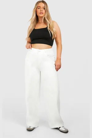 Boohoo Womens Plus Straight Leg Jean - - 16