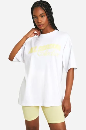 Boohoo Womens Tall All Season Printed T-Shirt & Short Set - - 8