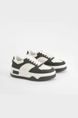 Boohoo Womens Chunky Contrast Panel Trainers - - 3