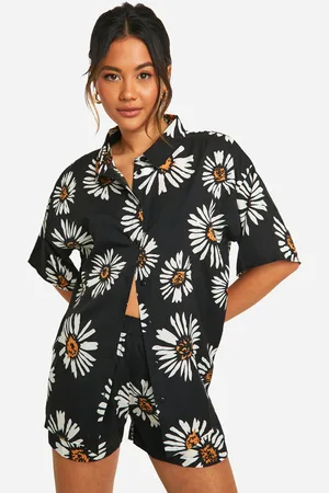 Boohoo Womens Daisy Floral Shirt - - 6