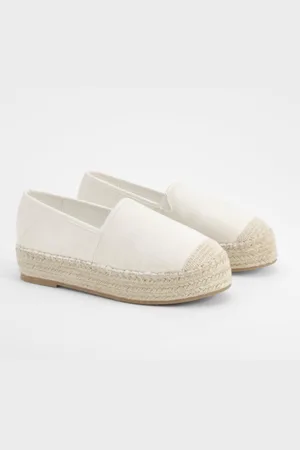 Boohoo Womens Closed Toe Platform Espadrilles - - 8