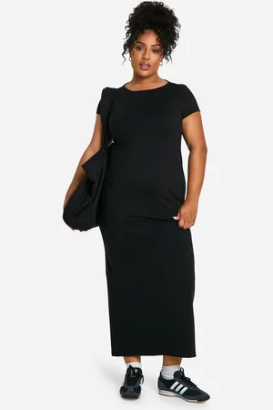 Boohoo Womens Plus Cap Sleeve Midaxi Column Dress - - 18