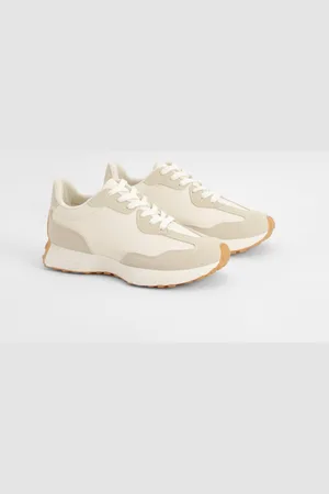 Boohoo Womens Chunky Sole Contrast Panel Trainers - - 3