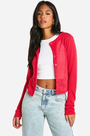 Boohoo Womens Tall High Neck Cardigan - - 8