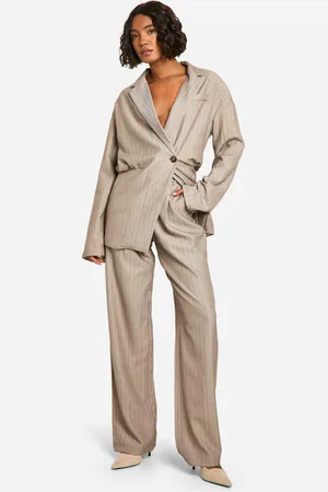 Boohoo Womens Tall Wide Leg Trousers - - 8